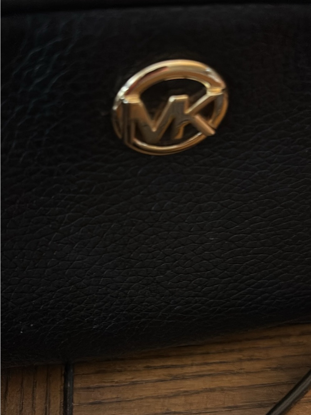 Michael Kors Black Pebbled Leather Crossbody Bag - Picture 3 of 11